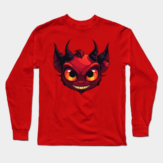 cute devil Long Sleeve T-Shirt by weirdesigns